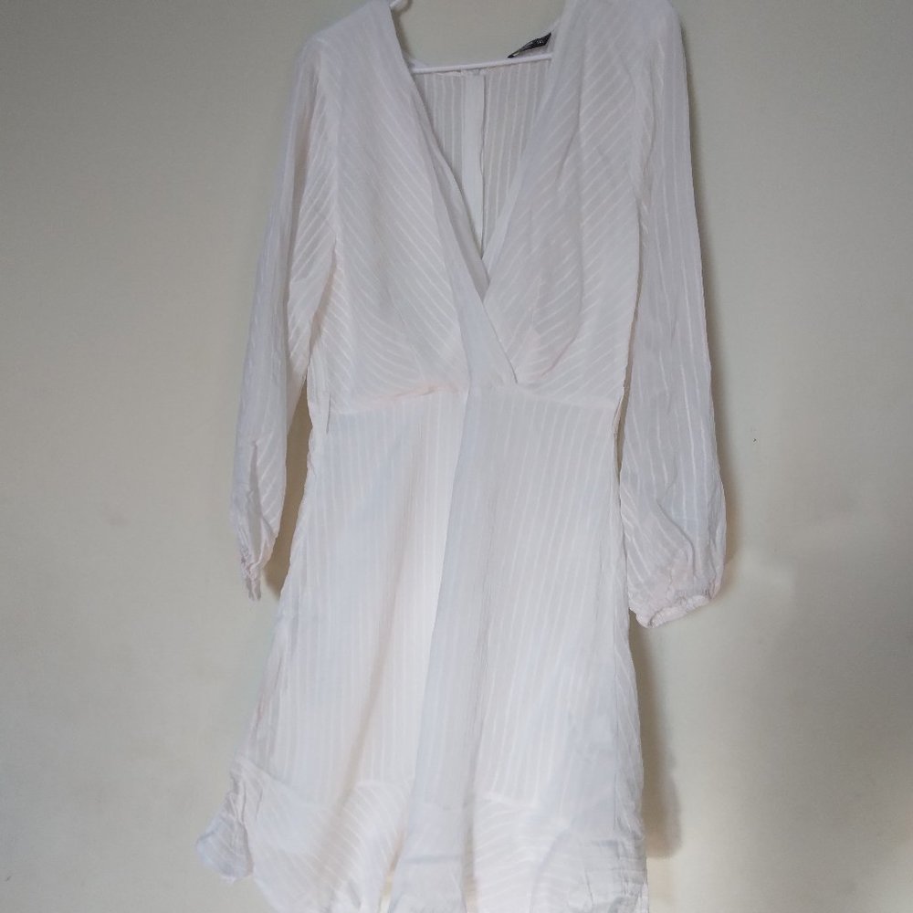 SHEIN WHITE DRESS - 1X